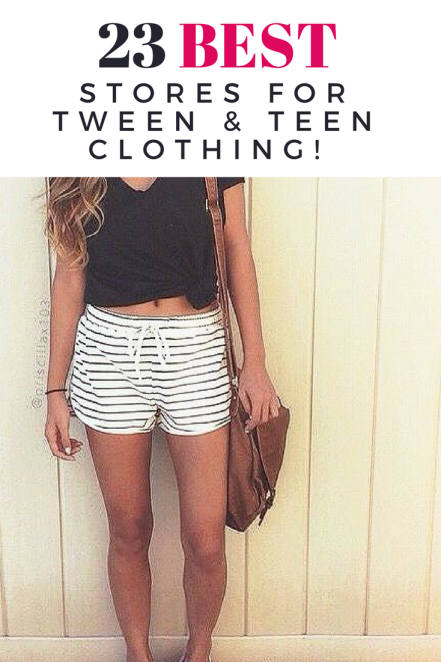 top teen and tween clothing stores